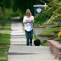 January Jones showing off her growing baby bump